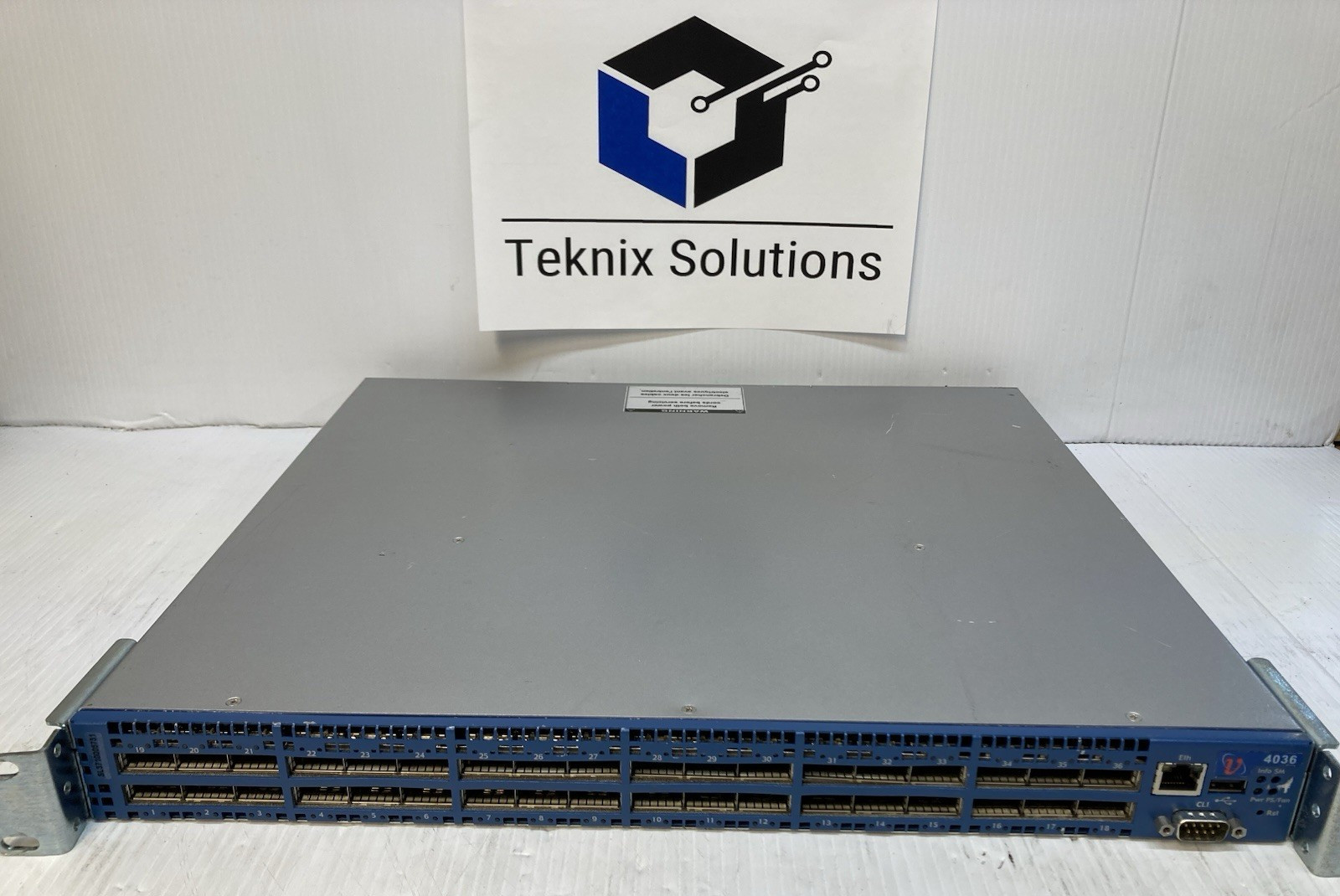 Voltaire 4036 VLT-30011 (QDR) Infiniband SWITCH, 36 port 40Gb/s, DUAL PSU's