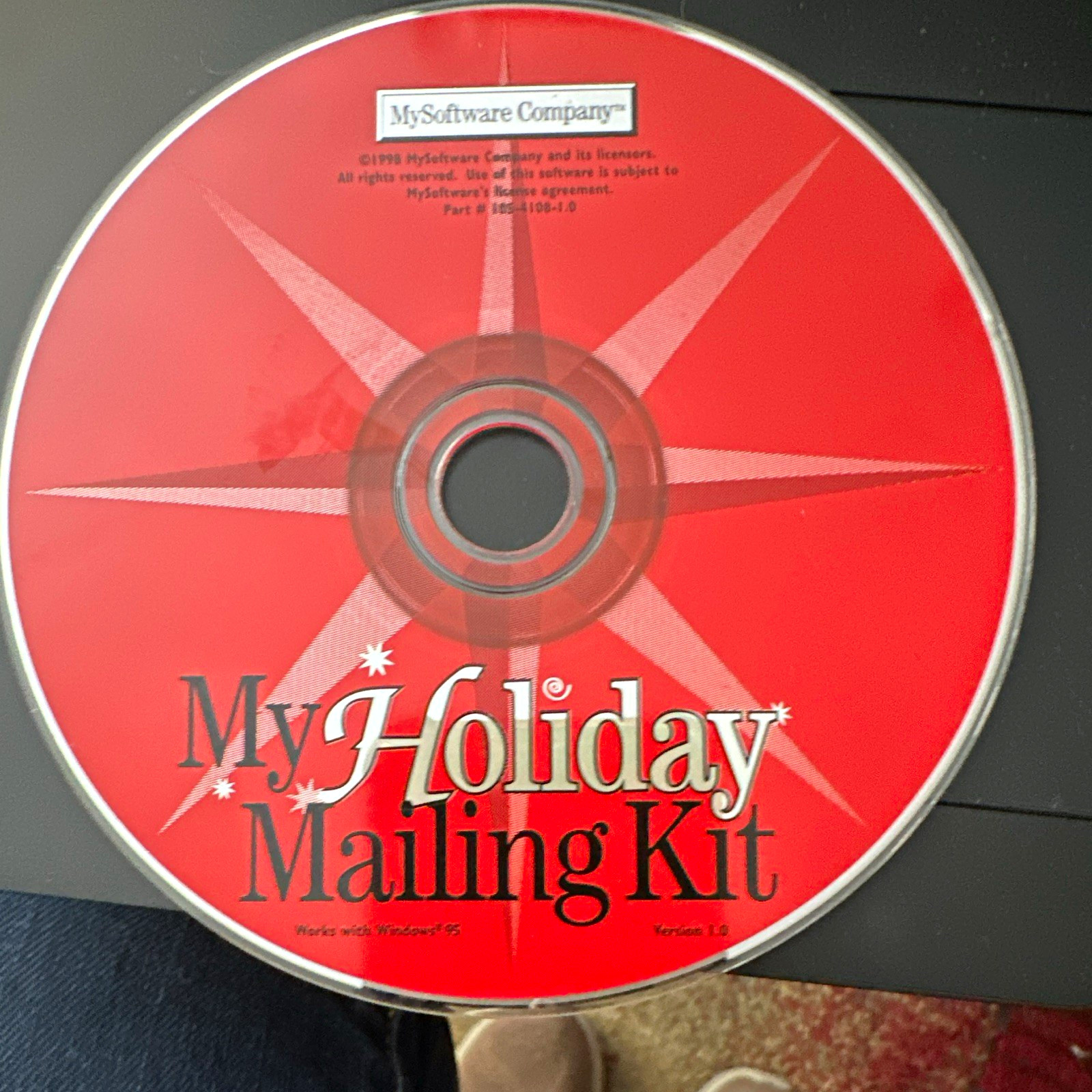 MySoftware Company My Holiday Mailing Kit DTP CD Windows 95 Version 1.0