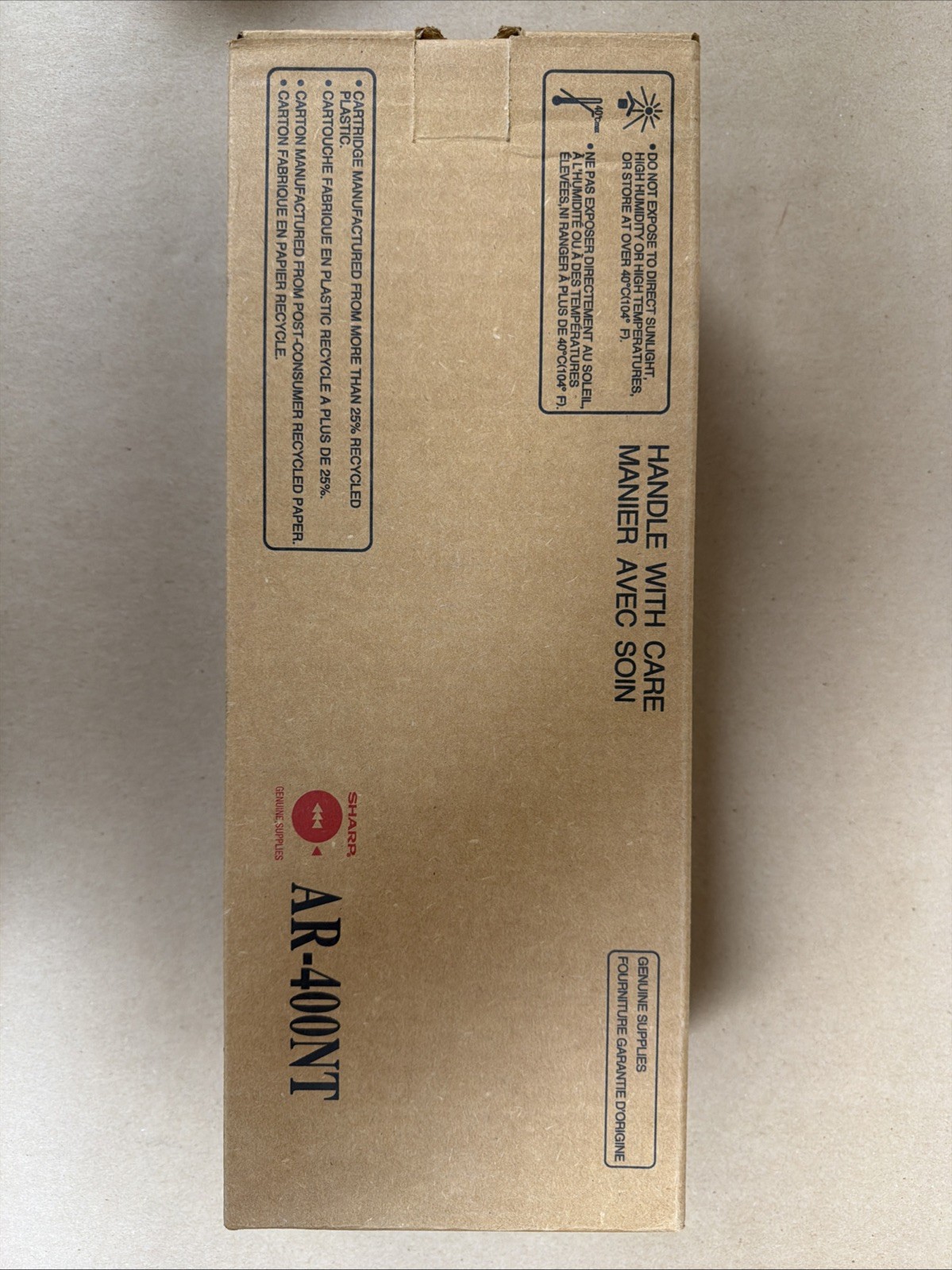 Genuine SHARP AR-400NT  Black Toner Cartridge