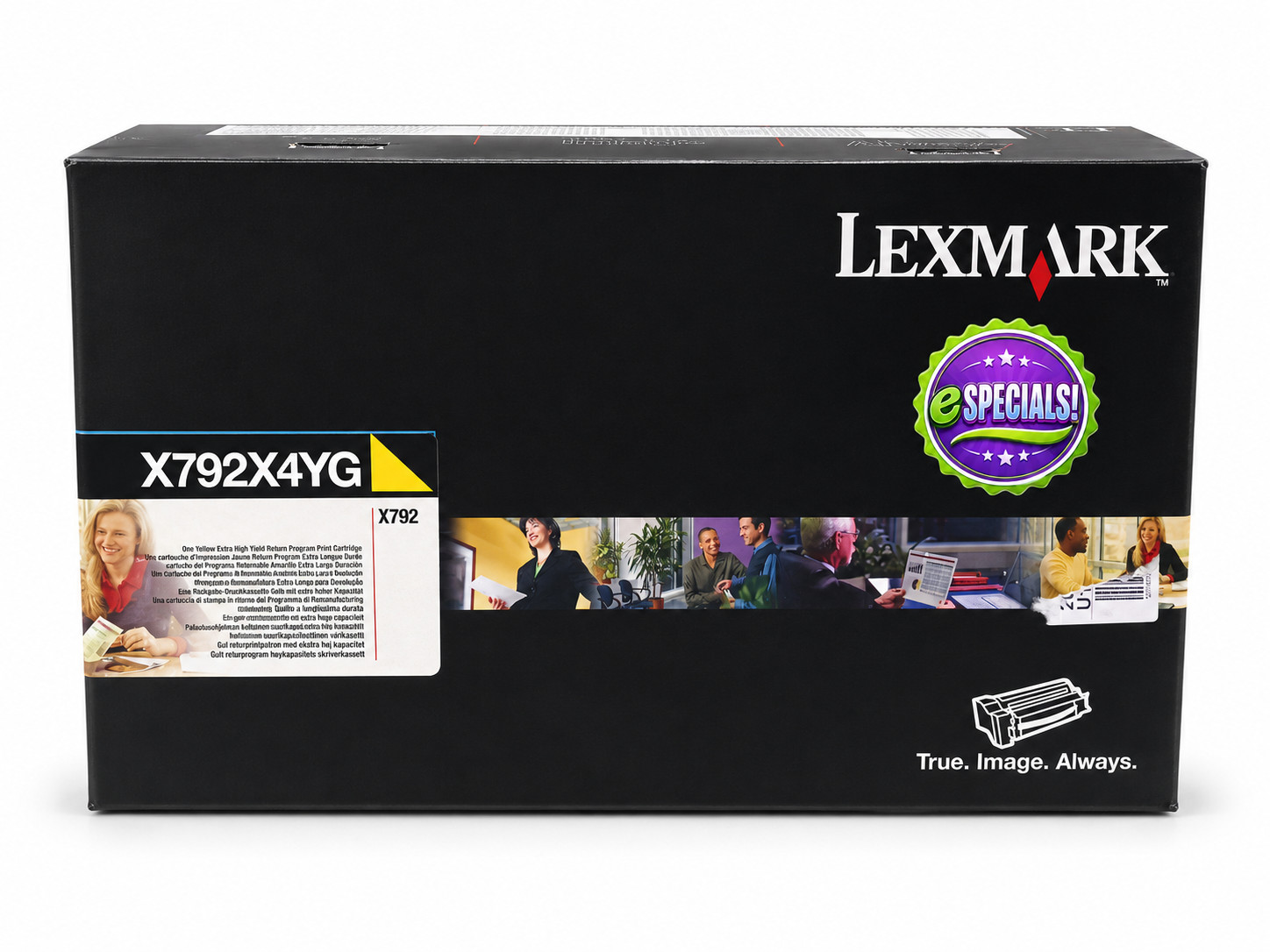 Original Lexmark X792X4YG Yellow Toner. New Sealed Box, We Ship Fast