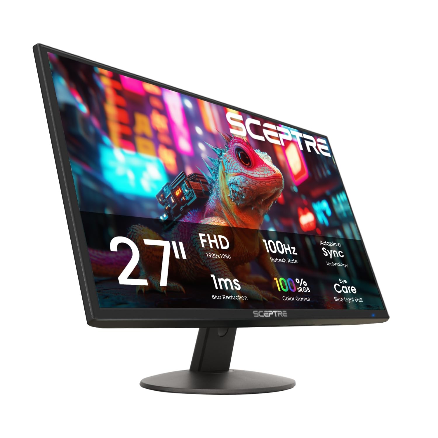 New 27-inch Monitor 100Hz HDMI x2 VGA 1ms 99% sRGB Eye-Care Build-in Speakers...