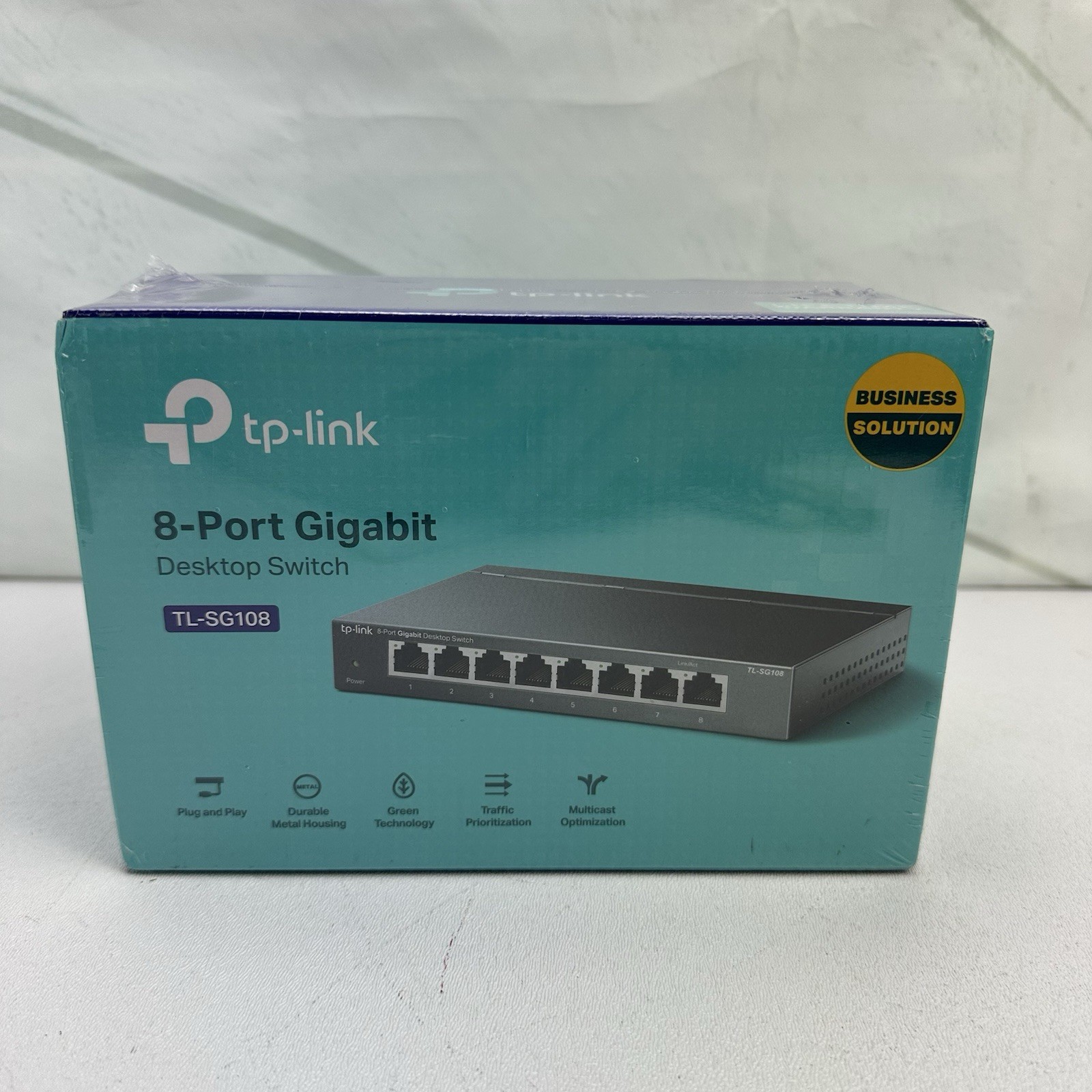 TP-LINK TL-SG108 8-port Metal Gigabit Switch 8 Metal Ports New