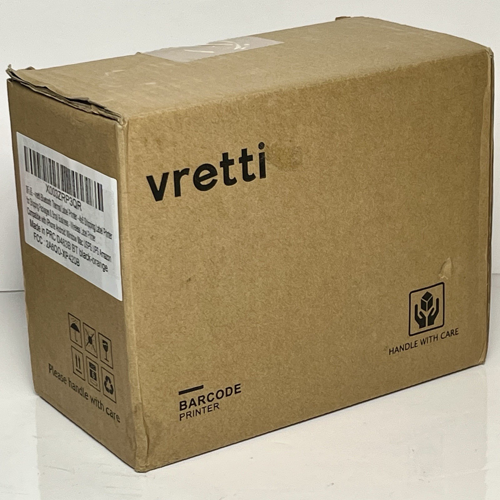 Vretti D463B BT Bluetooth USB 4x6 Thermal Shipping Label Printer New Open Box