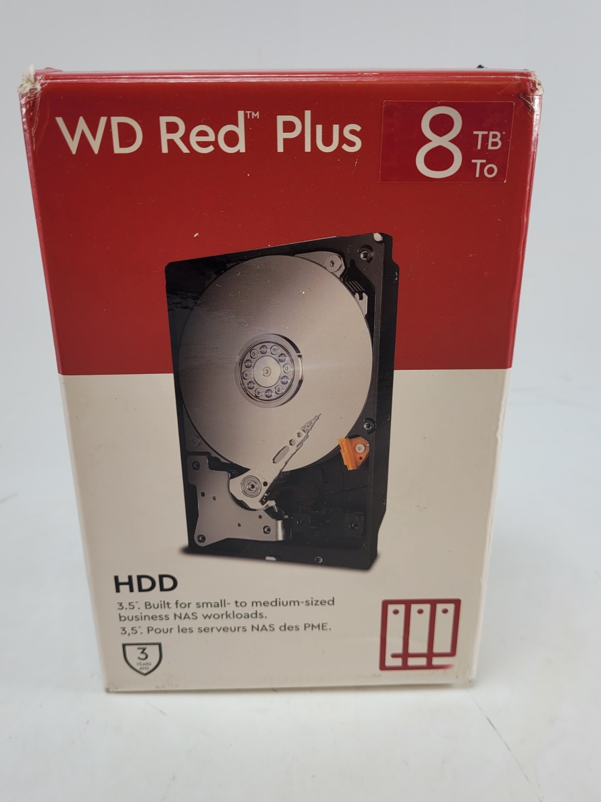 Western Digital WD Red Plus 8TB NAS 3.5" Hard Drive WD80EFPX