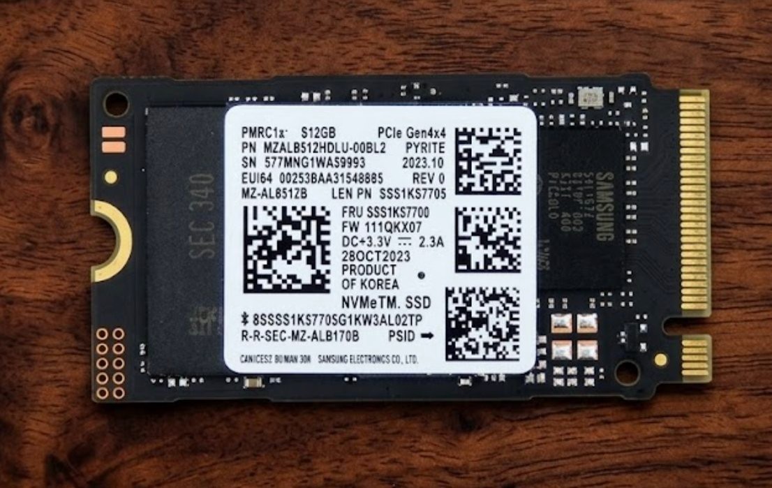 Samsung PM9C1a - 512GB SSD M.2 2242 NVME PCIe Gen4x4 - MZ-AL8512B - MZAL8512HDLU