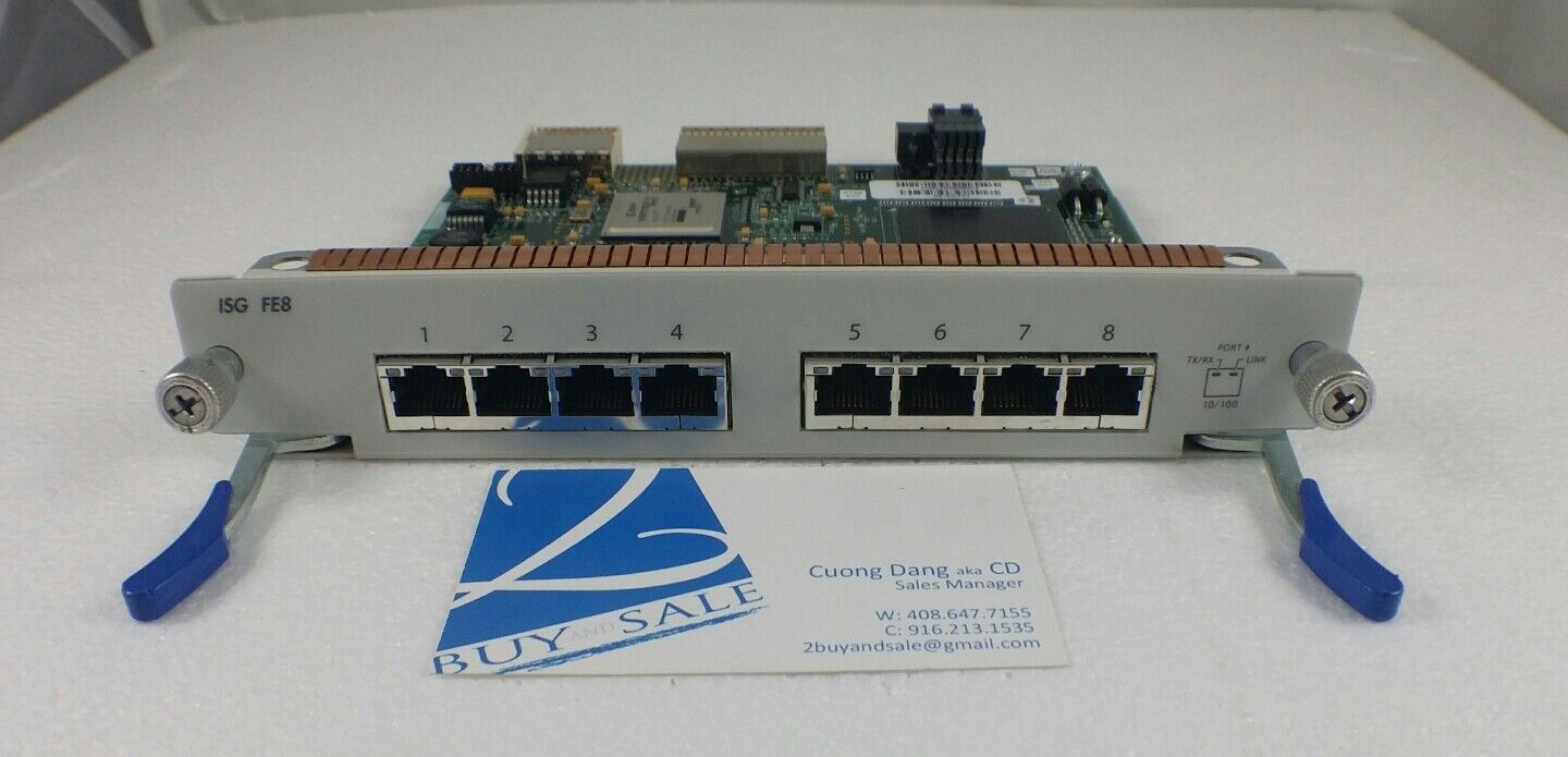 Juniper Networks NS-ISG-FE8 NetScreen-ISG I/O Module 8 Port 10/100
