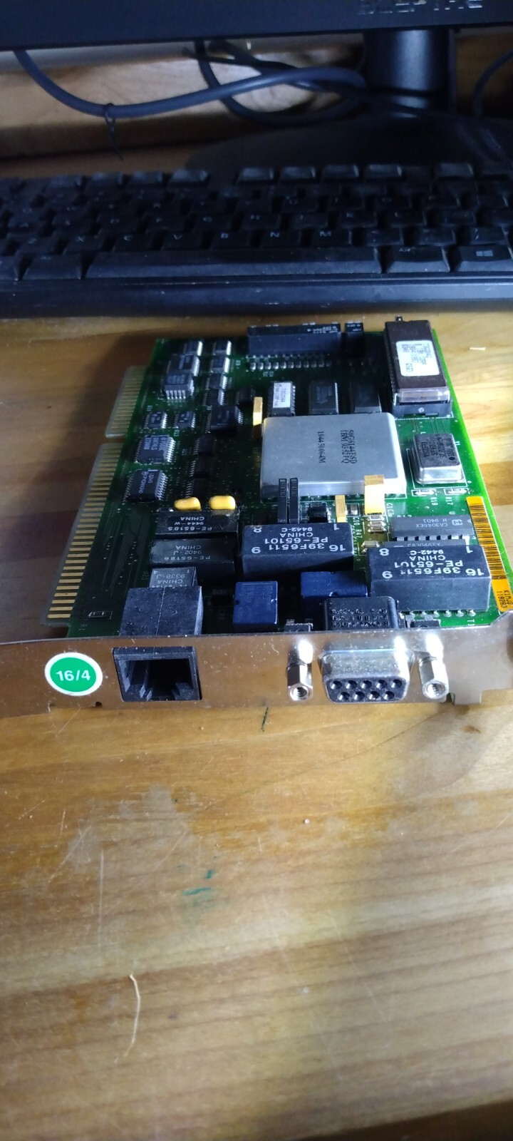 IBM 03F0216 ISA 16 BIT 16/4  Token Ring Adapter