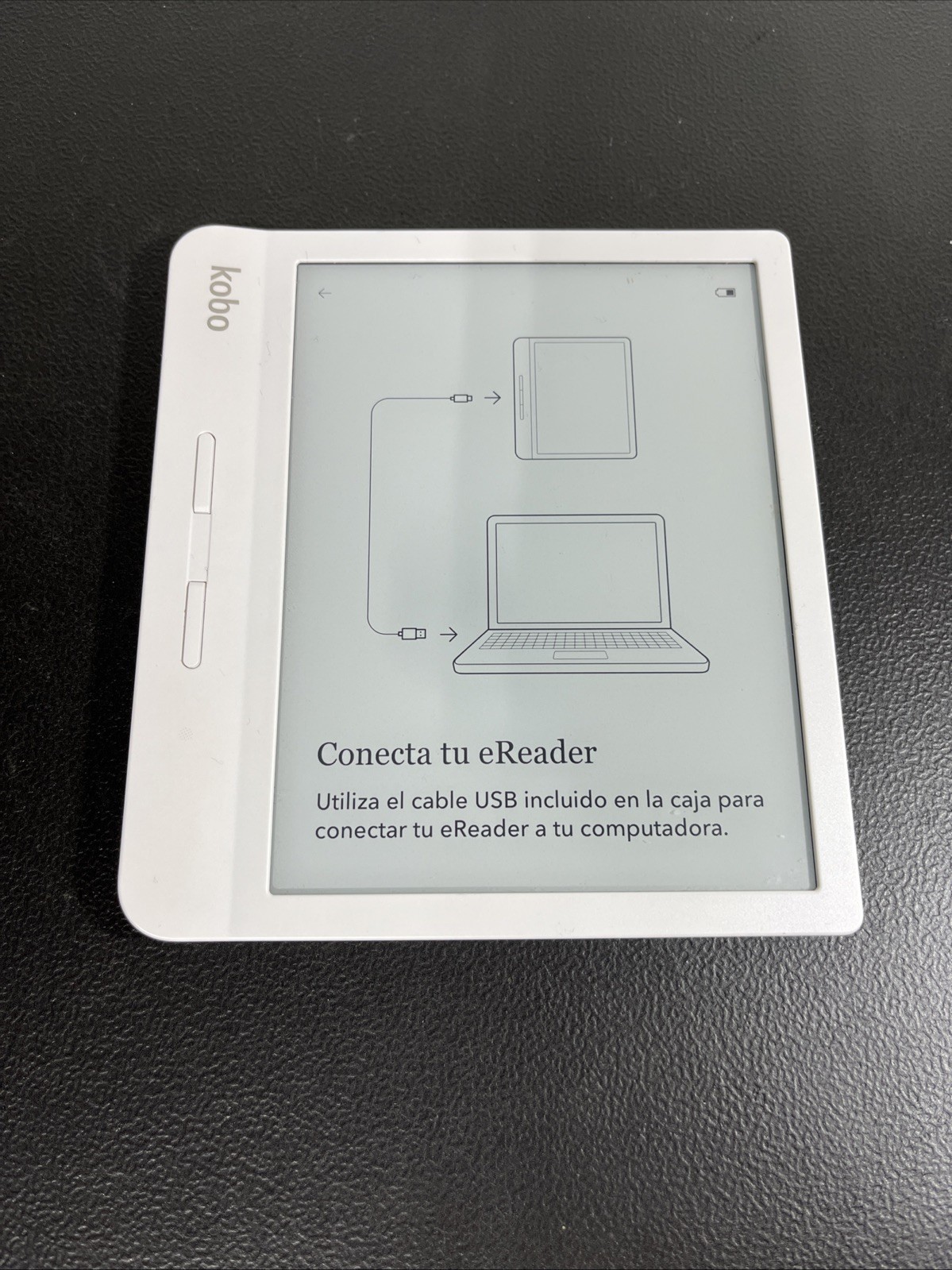 Kobo Libra H2O N873 White 7" Digital Touchscreen Display Ergonomic E-Reader