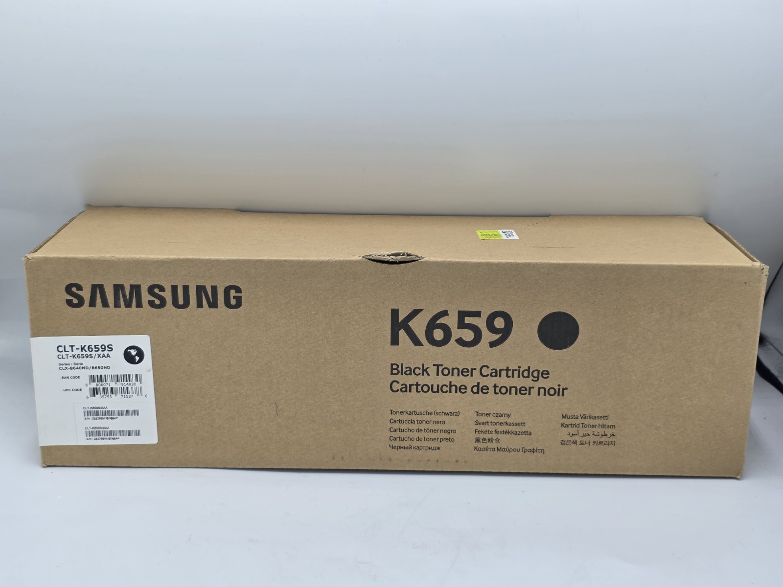 Samsung CLT-K659S K659 Black Toner Cartridge - Brand New & Sealed Genuine OEM
