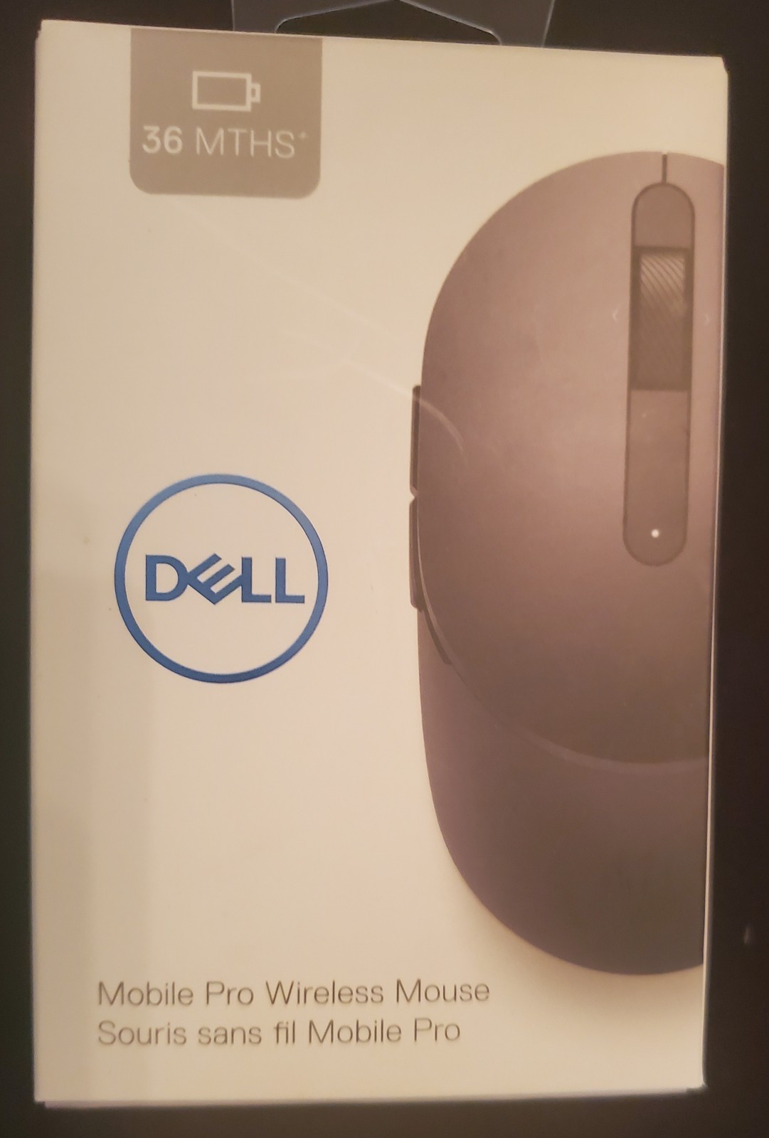 NIB DELL Mobile Pro Wireless Mouse (Black) - MS5120W