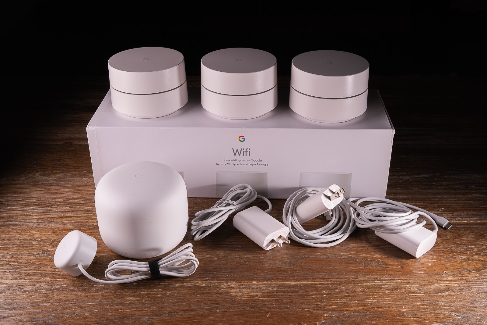 Google Nest WiFi Router (H2D) + 3x Nest (AC-1304) Points Mesh System Bundle