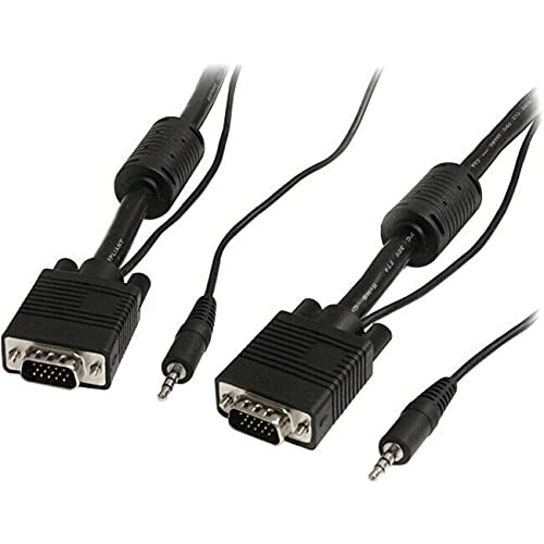 StarTech.com MXTHQMM15A 15 ft. Coax High Resolution Monitor VGA Cable with Audio
