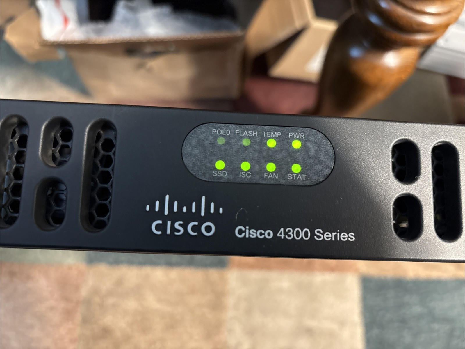 Cisco ISR4331/K9 Integrated Services Router with 2 NIM Modules - Tested and Work