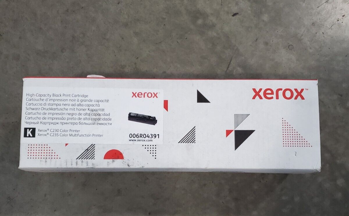 NEW Xerox 006R04391 Black High Capacity Print Cartridge Xerox C230/c235 #69