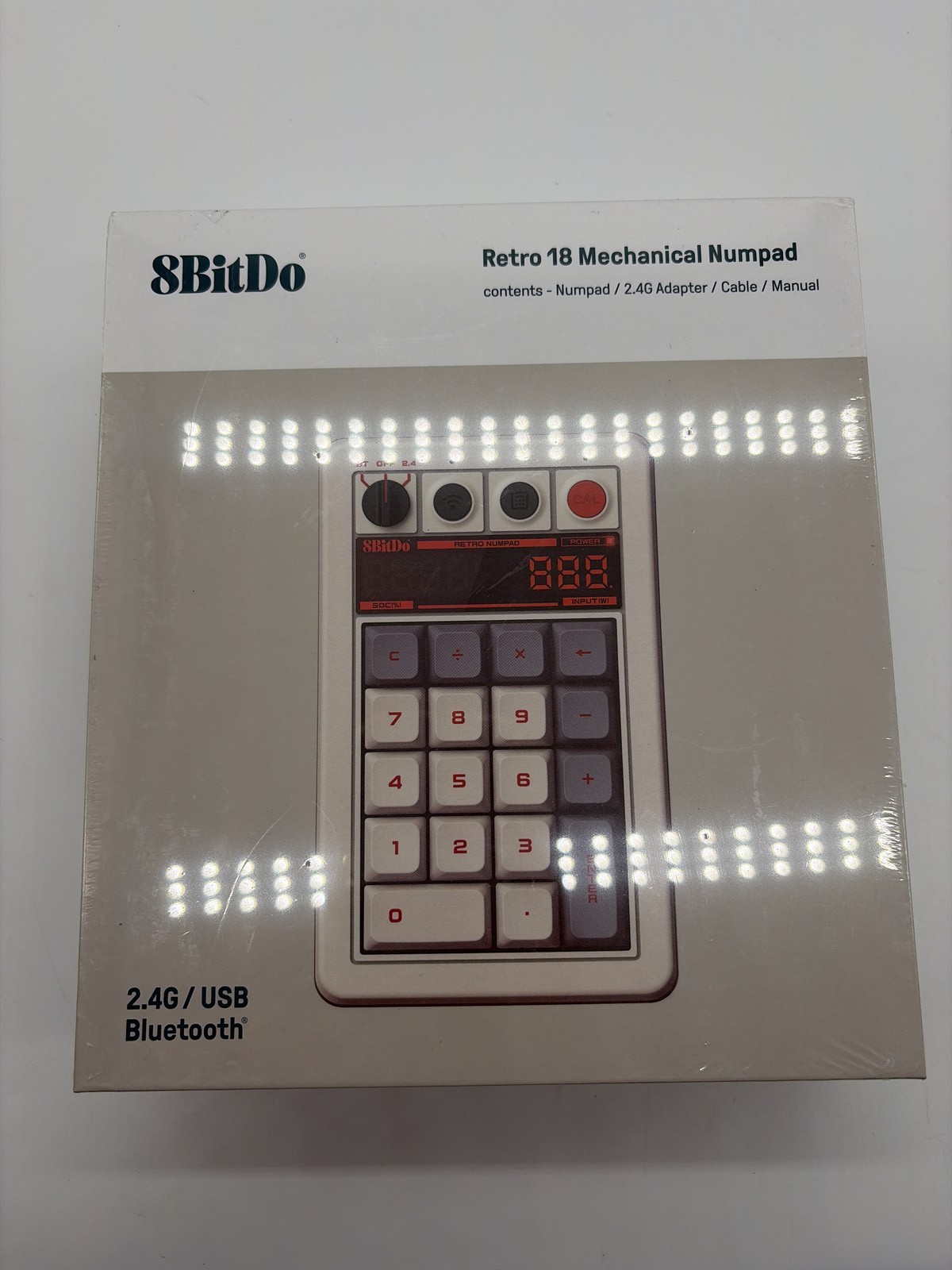 8BitDo Retro 18 Mechanical Numpad N Edition 85HB New Sealed MODEL NO.: 85HB