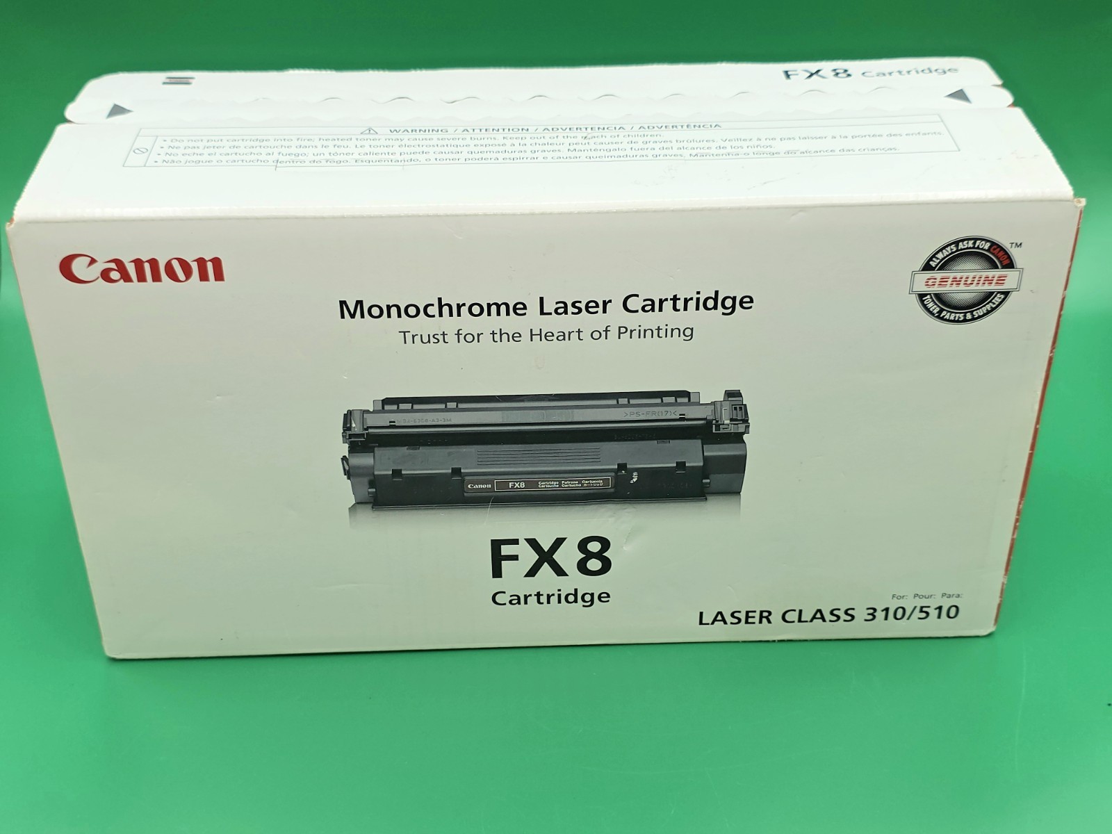 Genuine Canon FX8 Monochrome Laser Cartridge - New