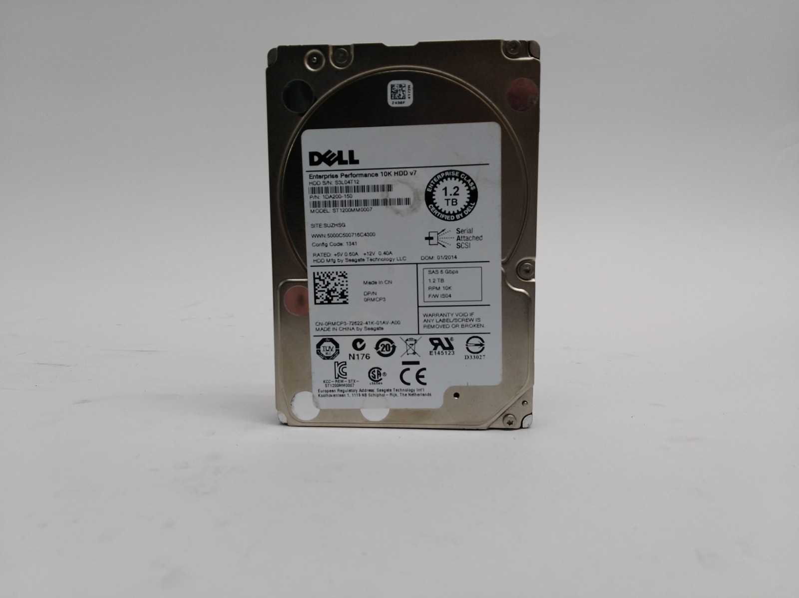 Seagate Dell ST1200MM0007 1.2 TB 2.5 in SAS 2 Enterprise Hard Drive