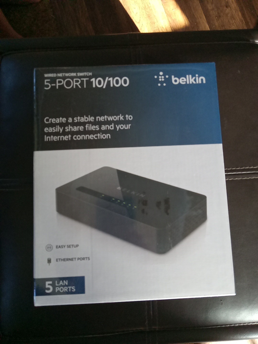 Belkin Wired Network Switch 5-Port 10/100 Sealed