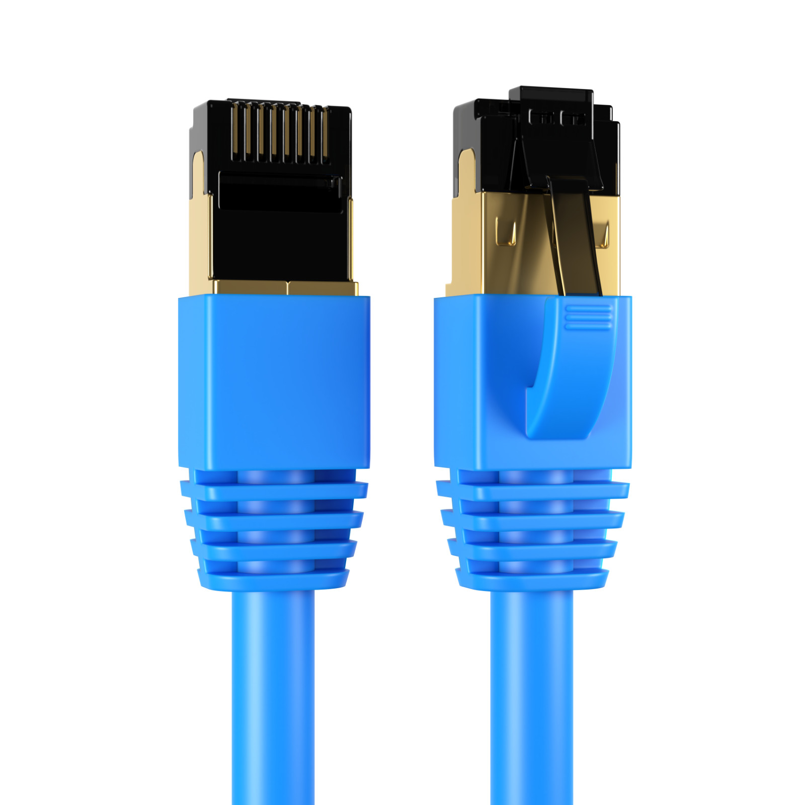 CAT8 Ethernet Cable Super Speed 40Gbps LAN Wire 0.5FT- 75FT Blue Multipack  LOT