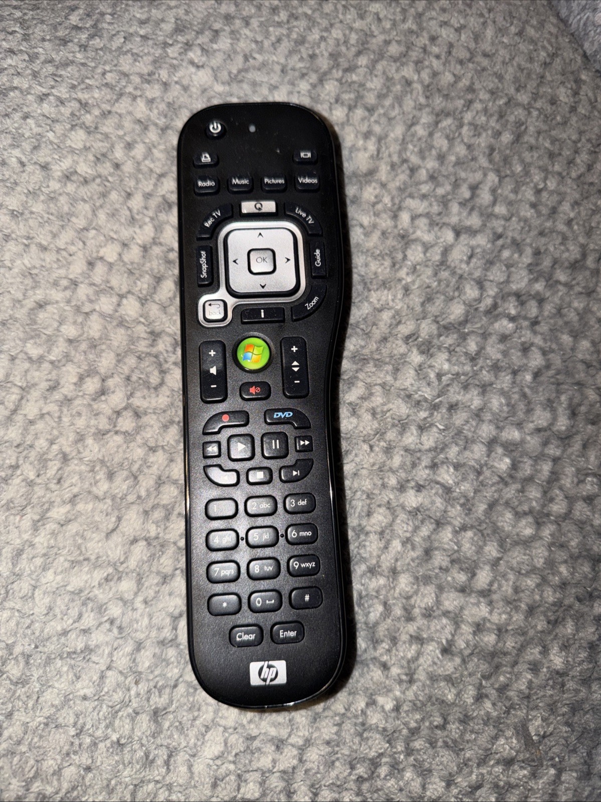 Official HP Microsoft Windows Media Center Remote Control Universal Replacement 