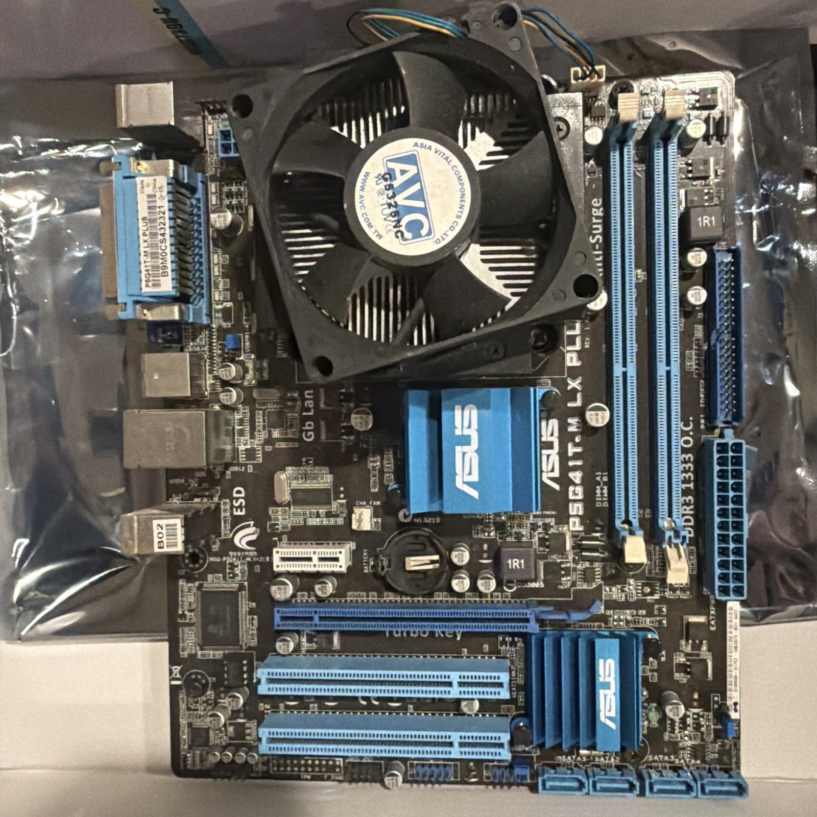 ASUS P8B75-M/CSM,i5-3570k, 12GB DDR3 2133 3x4GB /CM Heatsink+FAN
