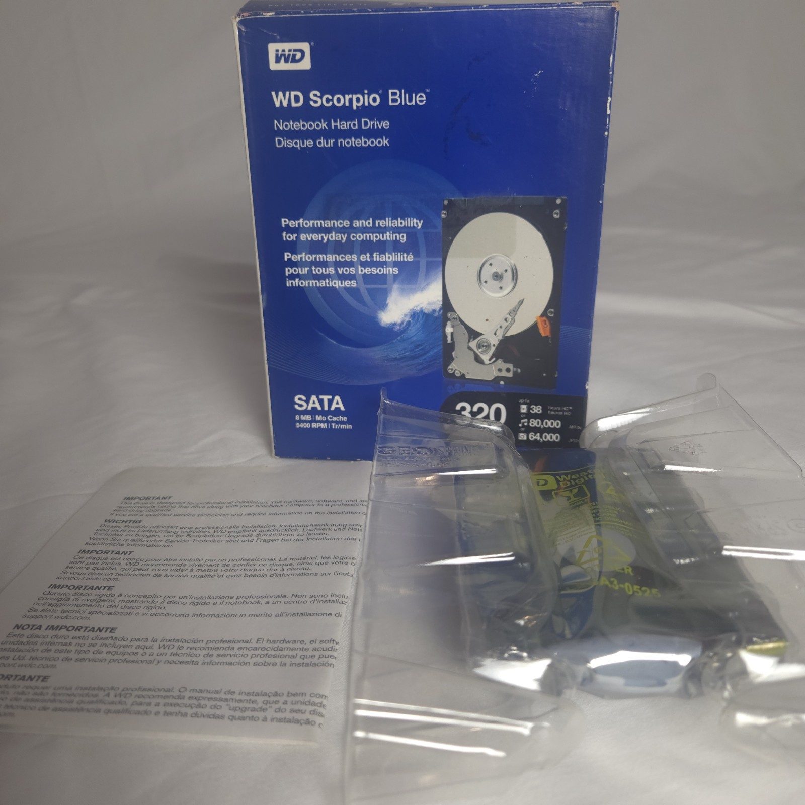 Western Digital WDBABC3200ANC 320GB Internal 5400RPM 2.5"...
