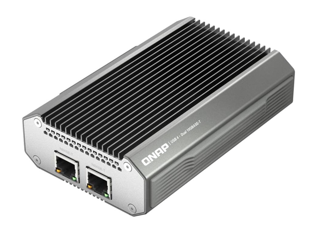 QNAP USB-C Network Adapter with Dual Port RJ45 10GbE QNA-UC10G2T