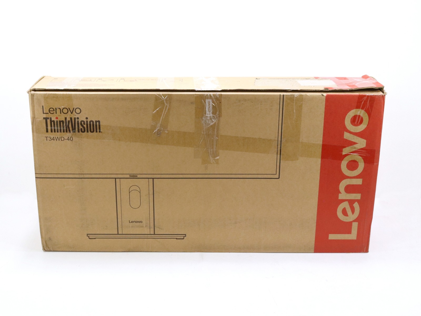 Lenovo ThinkVision T34WD-40 34" VA Monitor | WQHD ( 3440 x 1440) at 120Hz 4ms