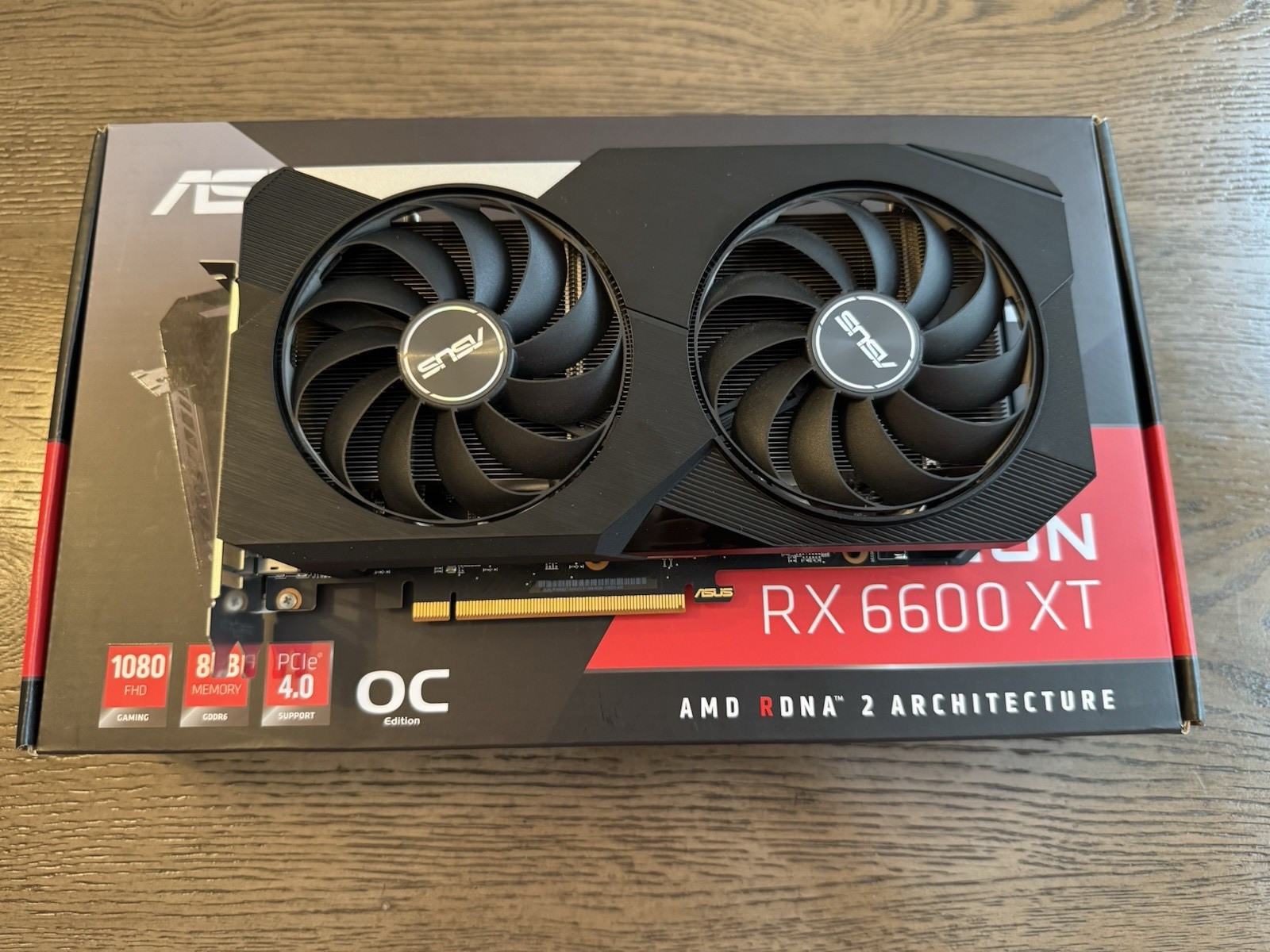 ASUS Dual Radeon RX 6600 XT OC 8GB GDDR6 Video Card