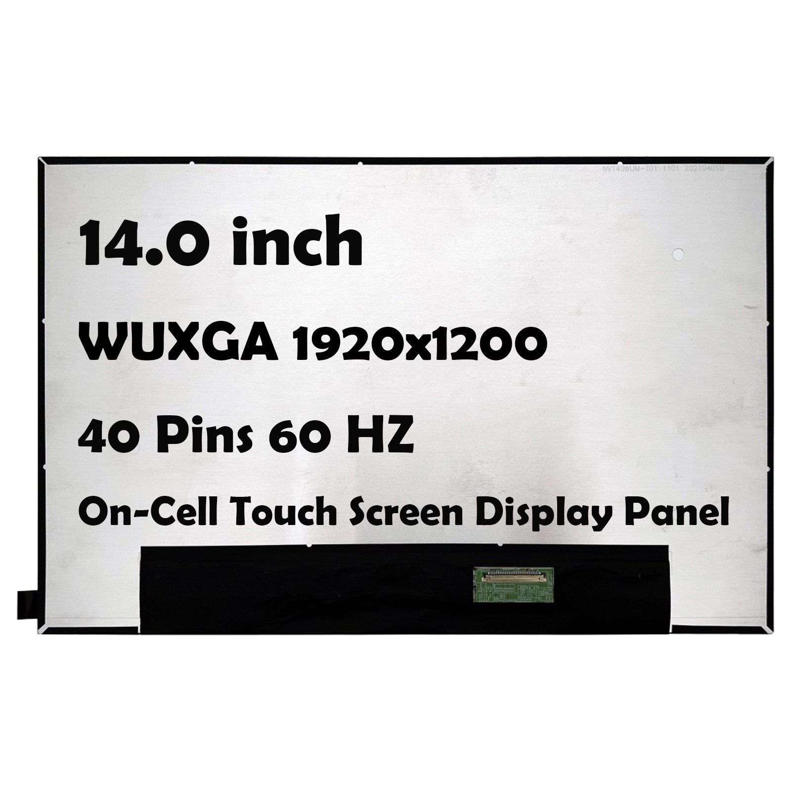 14" NV140WUM-T01 V8.0 1920x1200 40 Pins LCD On-Cell Touch Screen Display Panel