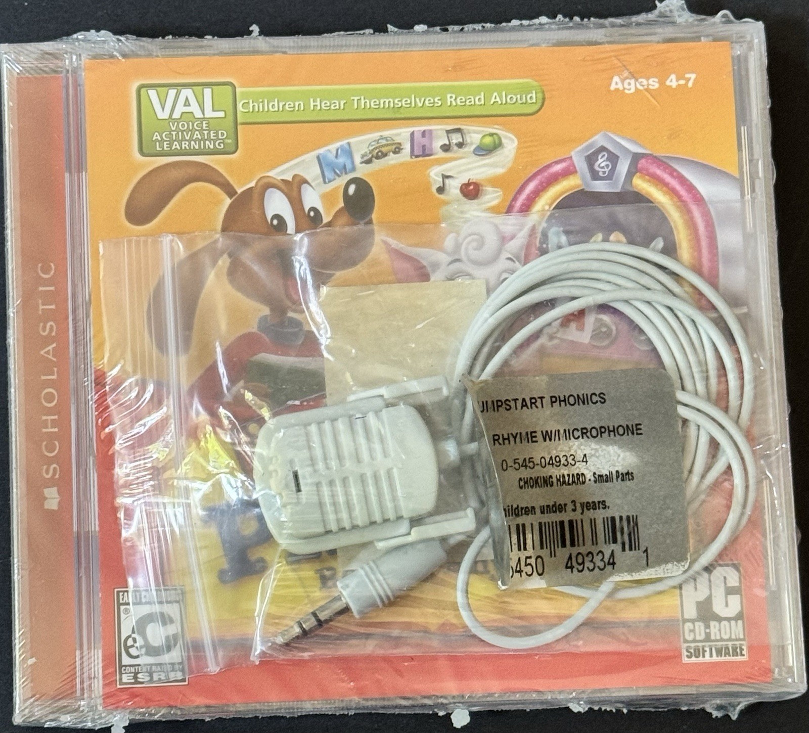 JumpStart Phonics Read & Rhyme PC CD-ROM 2007 w/Microphone - NEW Sealed