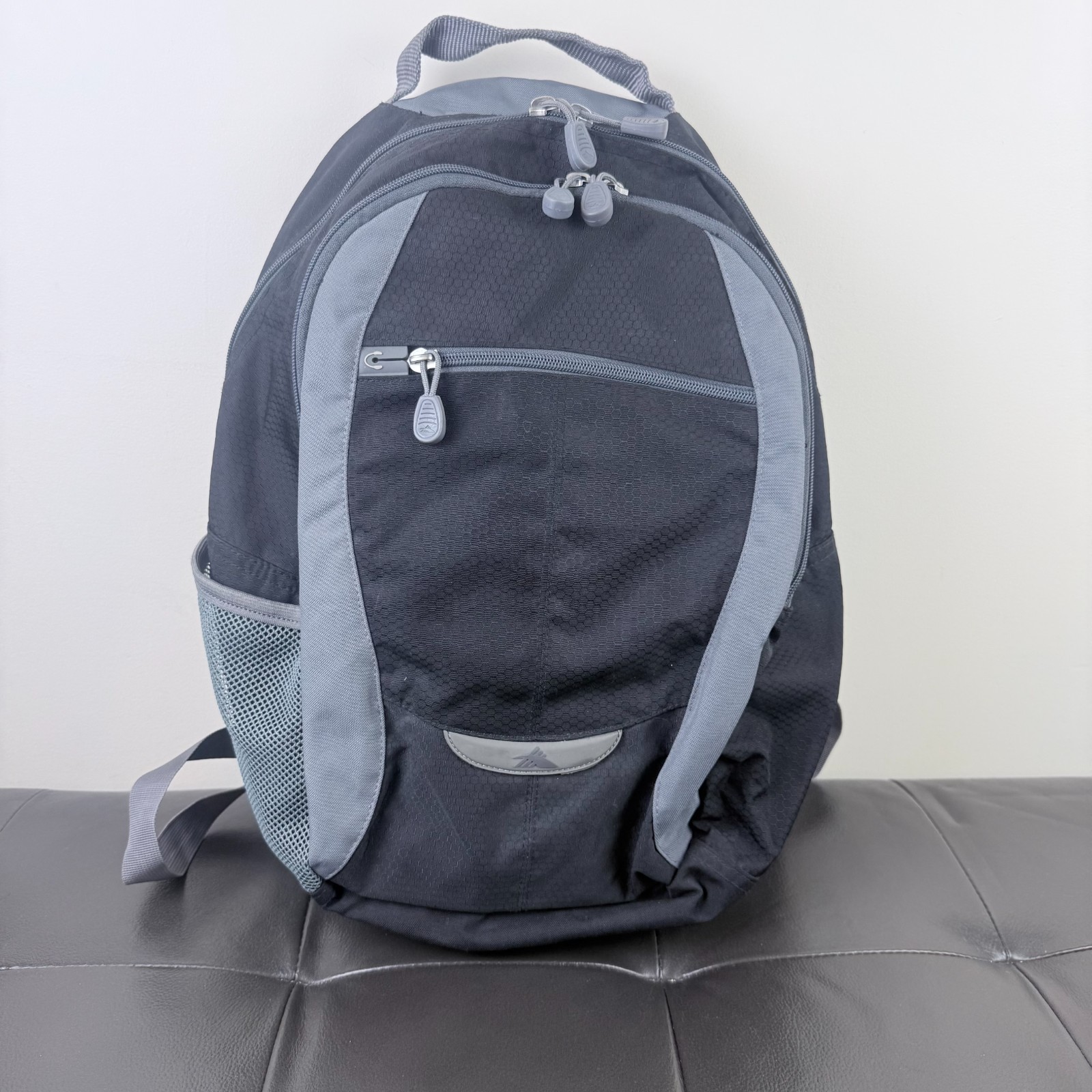 High Sierra Laptop Backpack Black Gray School Travel Computer Book Bag