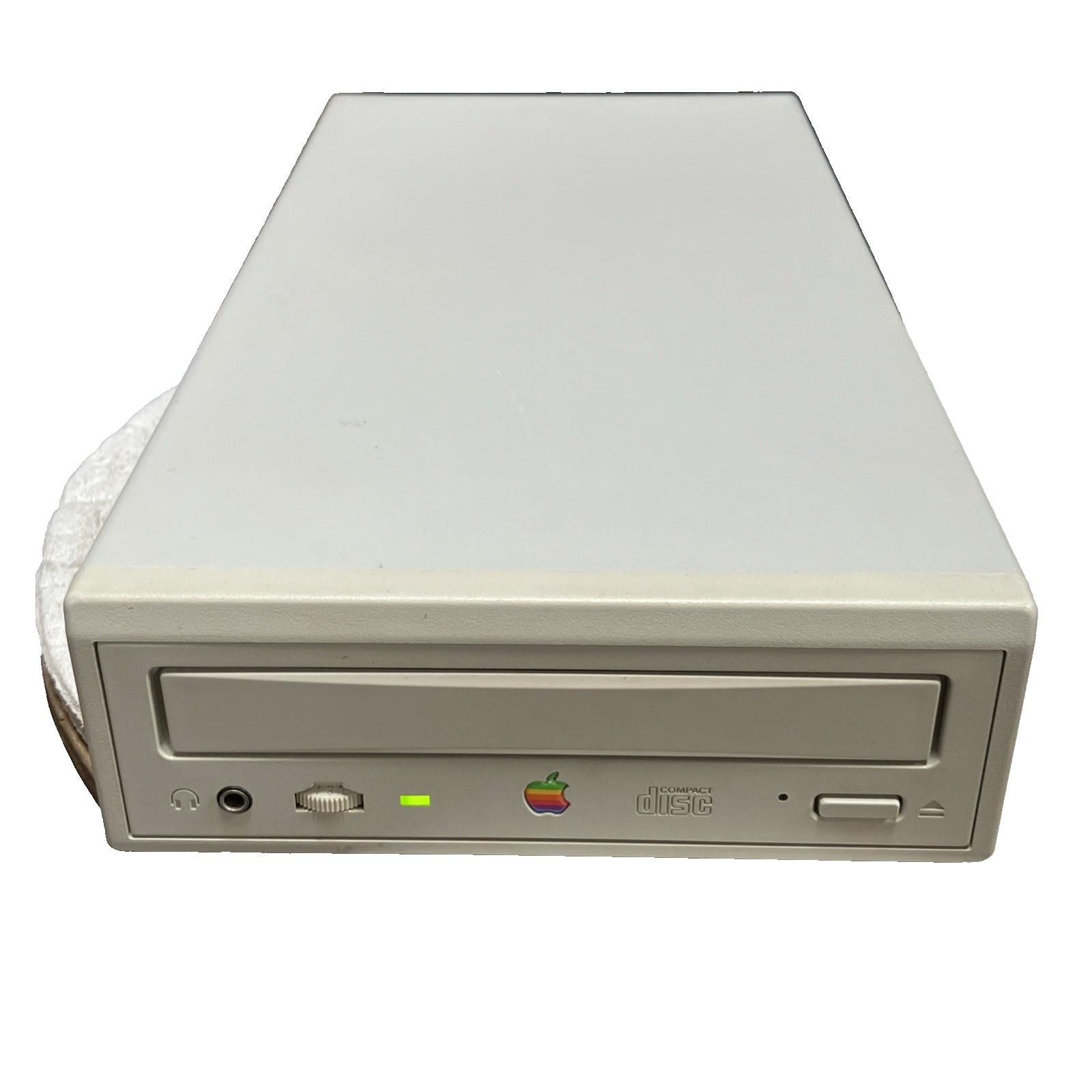 Vintage AppleCD 300e CD-ROM Drive M2918 W/SCSI Cable & Terminator