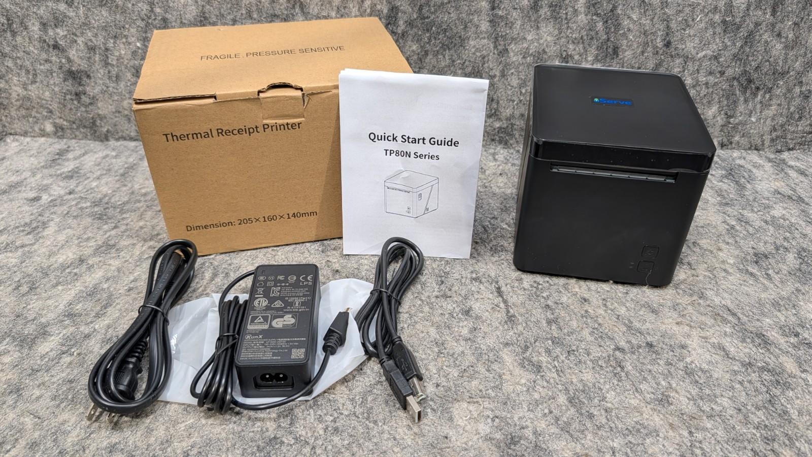 Thermal Receipt Printer, 80mm USB/Etherne POS Printer, Restaurant Serve 🔥New🔥