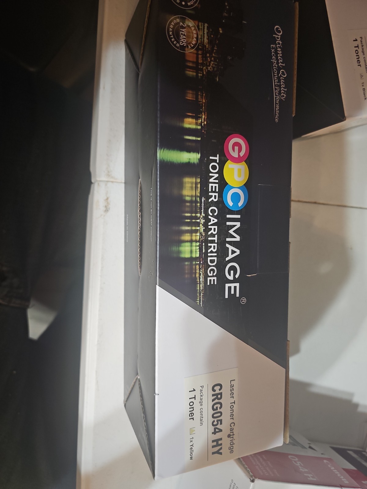 Canon 054 GPC Image Toner Cartridge CRG054 HY Yellow New