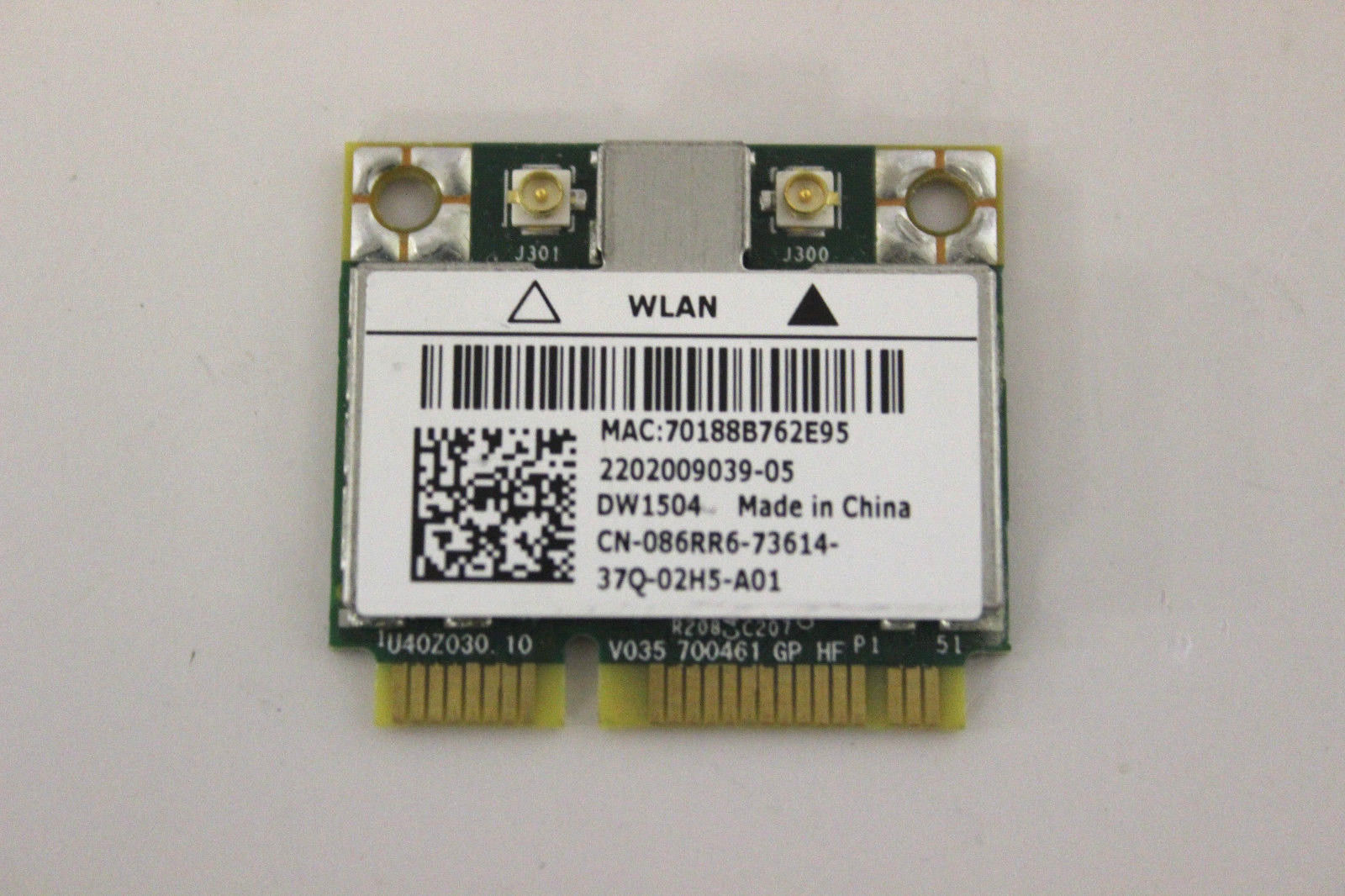 👍 Dell Latitude Wi-Fi Card DW1504 - Model CN-086RR6-73614 - 374-0HY1-A01  USA