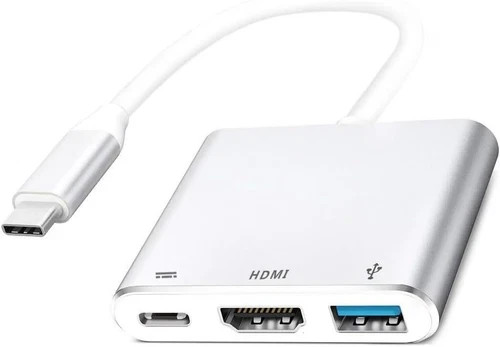 USB C a HDMI 4K Adaptador 60W PD USB 3.0 2 Unidades