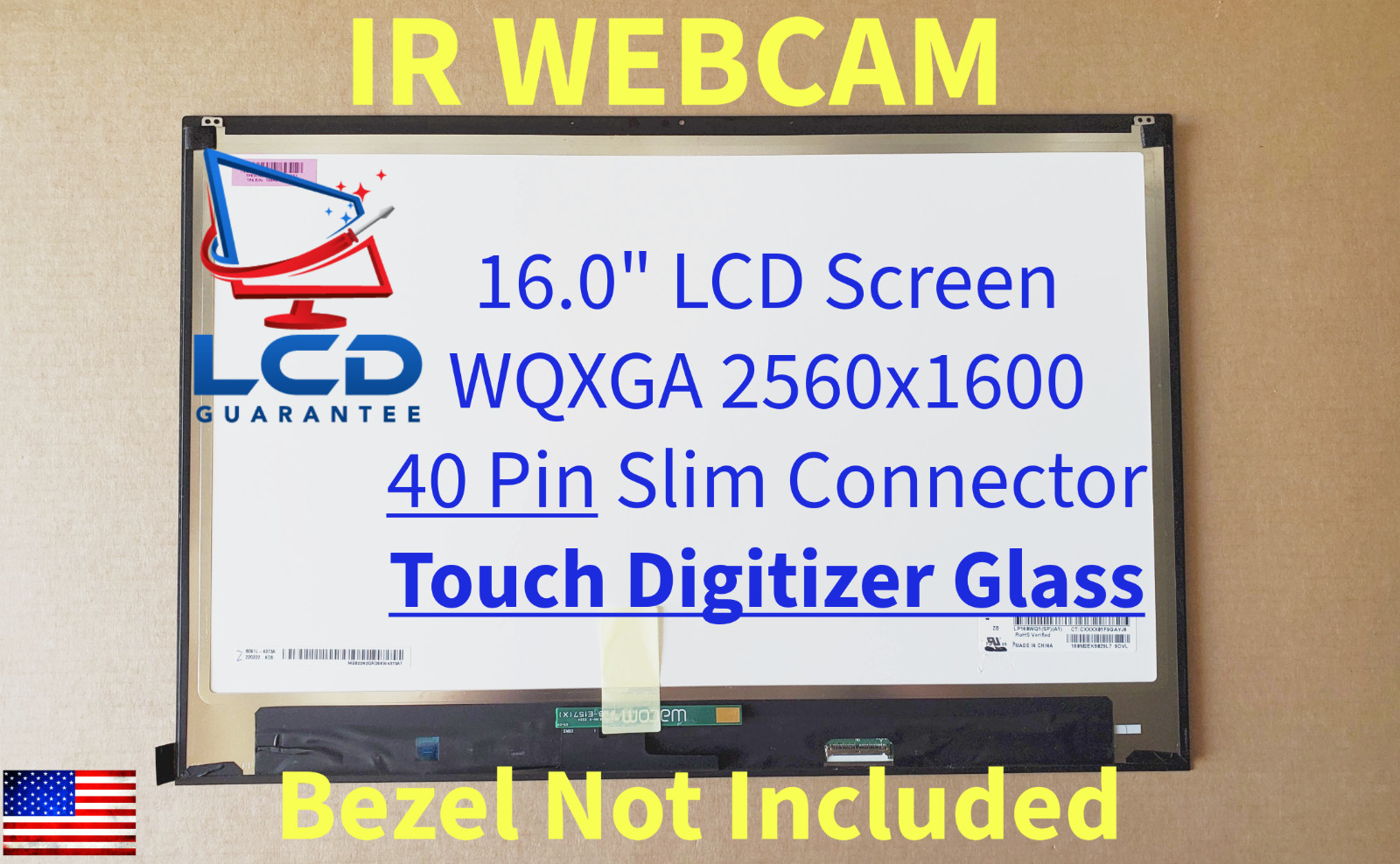 LG Gram 16T90Q-K.ADS8U1 16" Touch Digitizer Glass Replacement LCD Laptop Screen