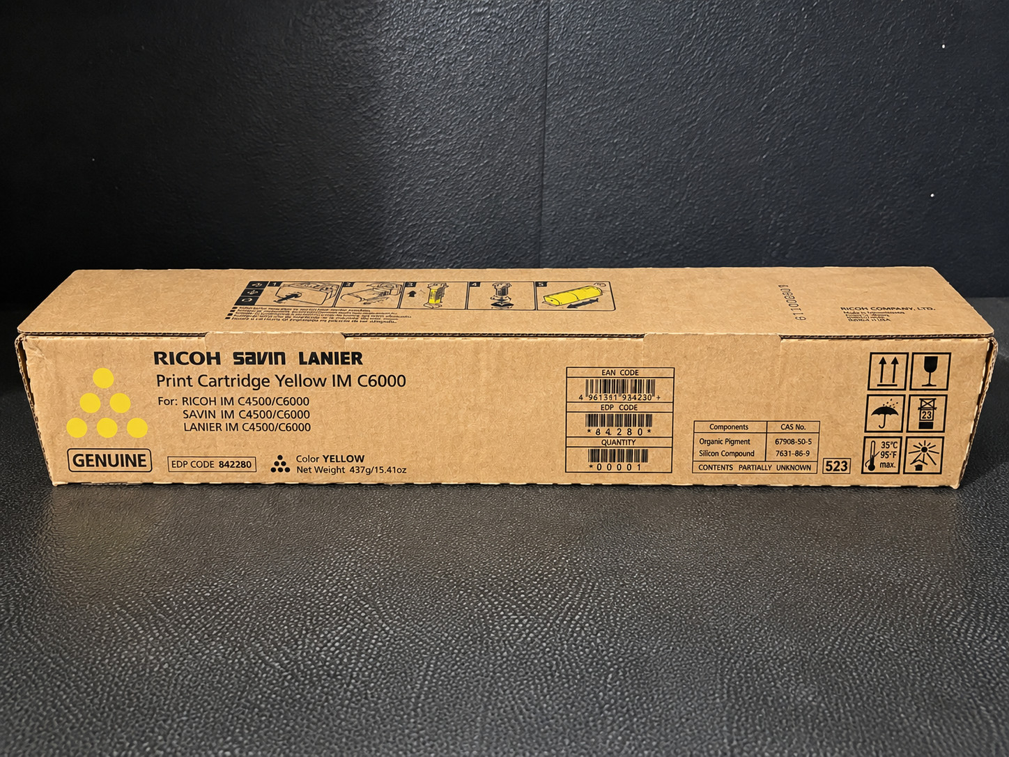 Ricoh Original Toner Cartridge - Yellow (842280)