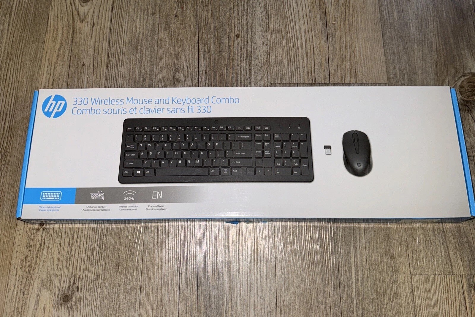 HP 330 Wireless Keyboard & Mouse Set Combination New In Box Hewlett-Packard