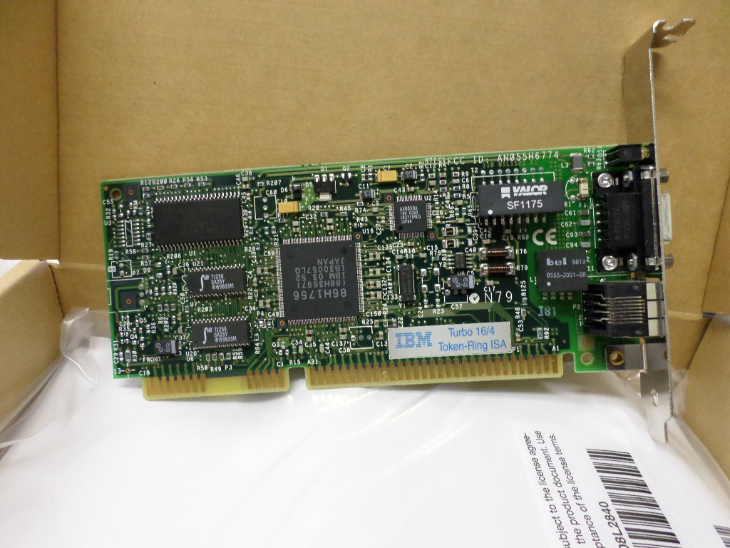 IBM ANO55H6774 Turbo 16/4 ISA Token Ring (23 Available) & Warranty