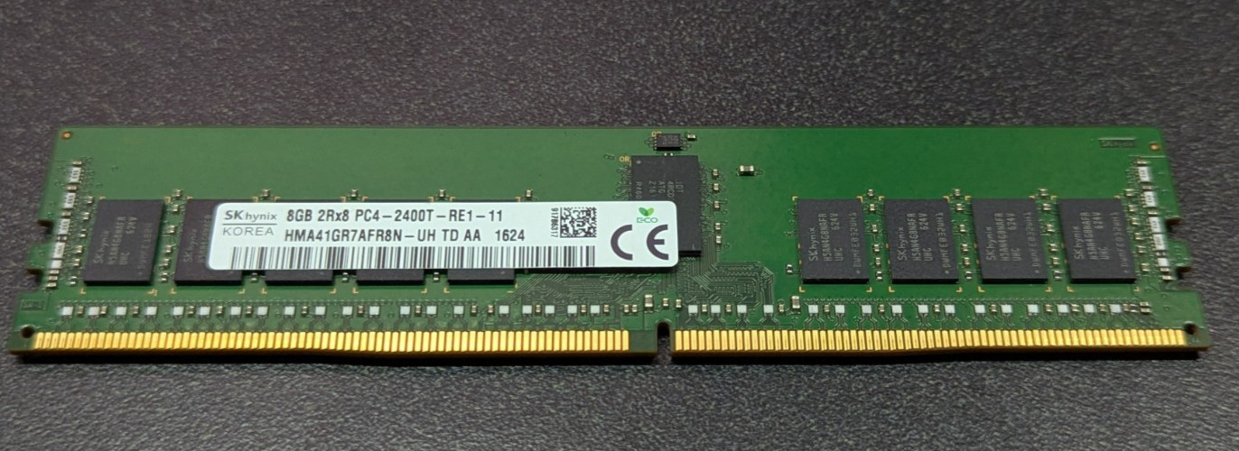 SK Hynix 8GB 2RX8 PC4 2400T Desktop Memory