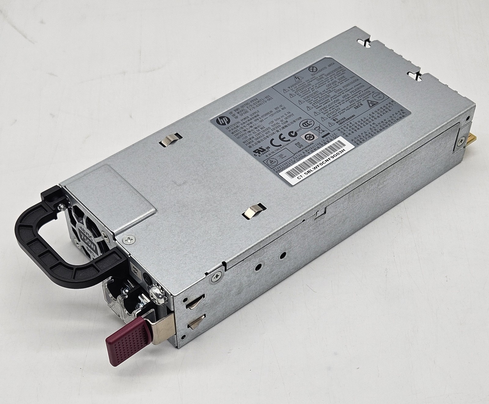 HP 750W 48V DC Common Slot Platinum Power Supply 639173-001