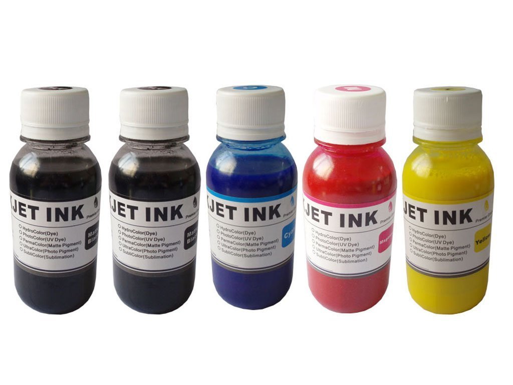 5x100ml ND® Sublimation refill ink for 125 126 WF-3520 WF-3540 7510 7520 7010