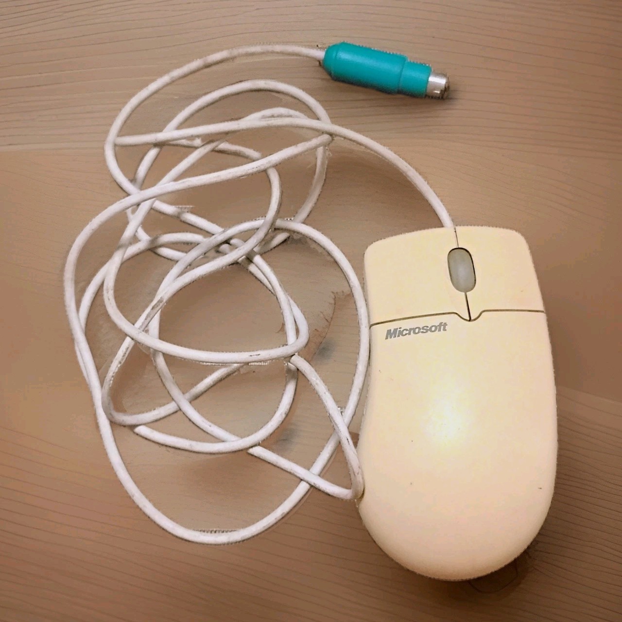 Microsoft IntelliMouse 1.1A PS/2 Wired Mechanical Mouse 3-Button Untested