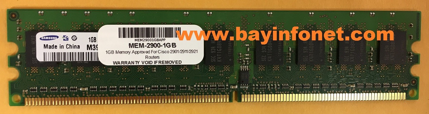 MEM-2900-1GB 1GB Memory Approved for Cisco 2901, 2911, 2921 ISR 