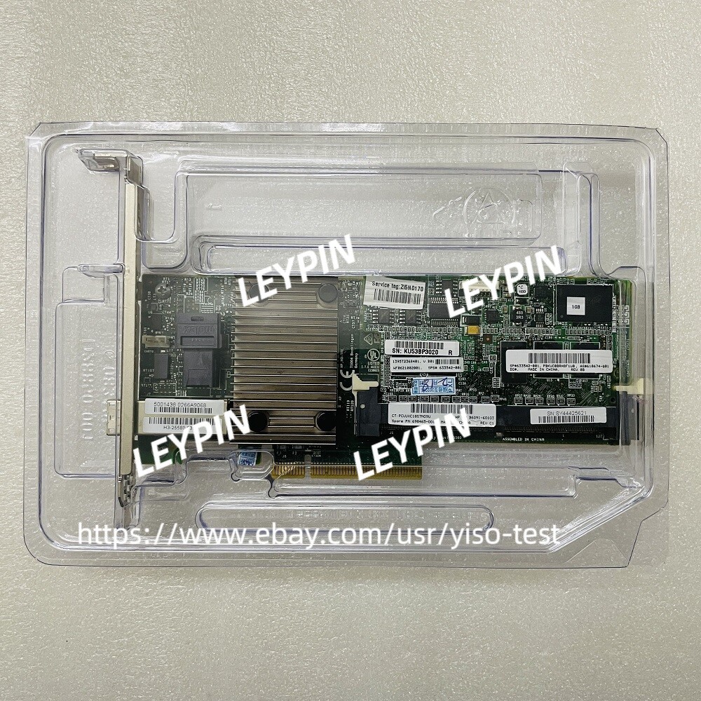 B6Q91A HP P1224 RAID Controller 698465-001 B6Q91-60103 698465-001 w/ 1GB cache