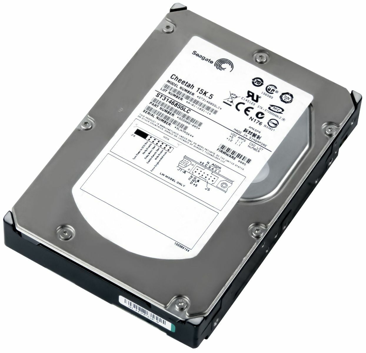 Seagate Cheetah 15K.5 146GB 16MB 15000RPM 3.5\" SCSI Ultra-320 HDD 80-pin