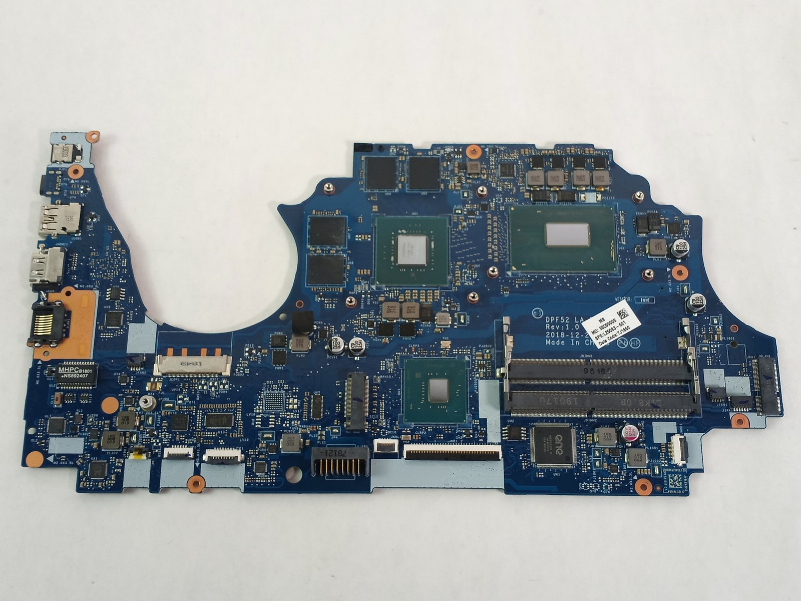 HP Zbook 15v G5 Core i7-8850H 2.60 GHz DDR4 Motherboard L25093-601