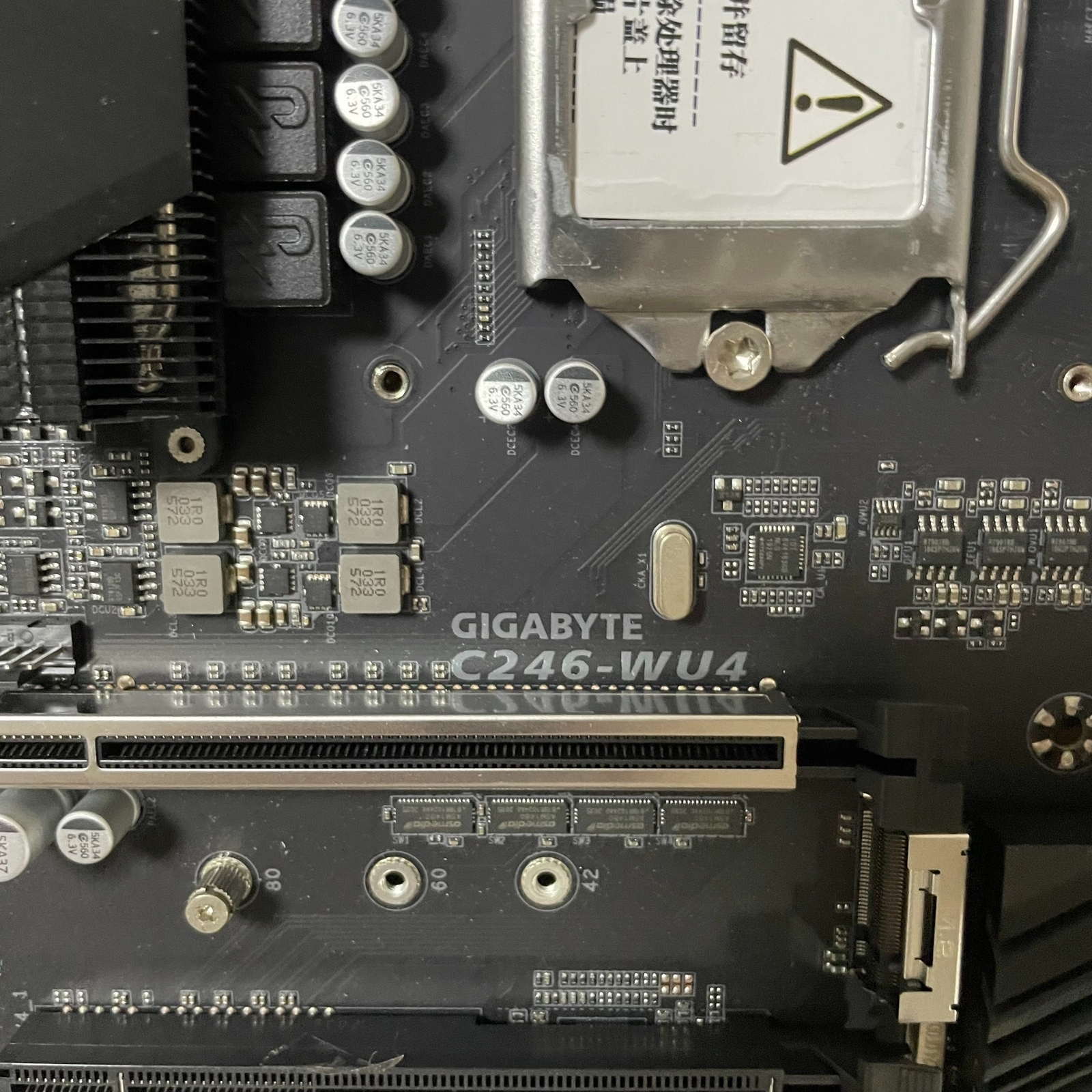 FOR GIGABYTE C246-WU4 LGA1151 DDR4*4 128GB ATX Motherboard Test OK